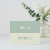 Carte Postale Moderne Unique Coloré Élégant (Debout devant)