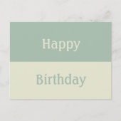 Carte Postale Moderne Unique Coloré Élégant (Devant)