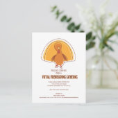 Carte Postale Moderne Virtual Friendsgiving Thanksgiving Invitat (Debout devant)