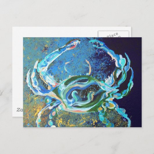 Carte Postale Modes bleus (Devant / Derrière)