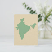 Carte Postale Modes d'épices à feuilles de baie Inde (Debout devant)