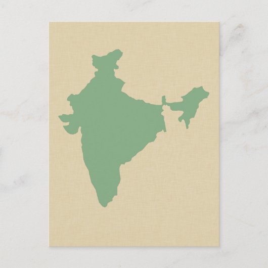 Carte Postale Modes d'épices à feuilles de baie Inde (Devant)