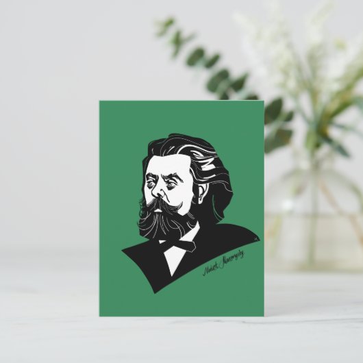 Carte Postale Modeste Mussorgsky (Debout devant)