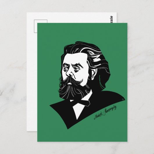 Carte Postale Modeste Mussorgsky (Devant / Derrière)