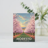 Carte Postale Modesto California Central Valley (Debout devant)