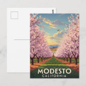 Carte Postale Modesto California Central Valley (Devant / Derrière)