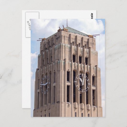 Carte Postale Modification des temps (Devant / Derrière)