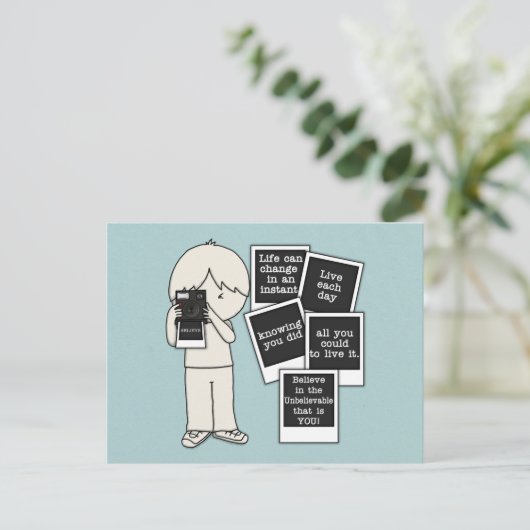 Carte Postale Modification d'un instantané (Debout devant)