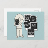 Carte Postale Modification d'un instantané (Devant / Derrière)