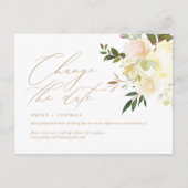 Carte Postale Modifier la couleur d'aquarelle élégante du script (Devant)