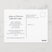 Carte Postale Modifier la date Ajouter votre propre image (Dos)