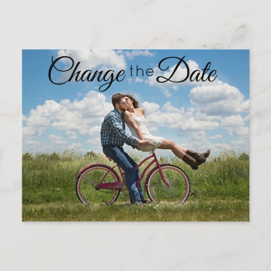 Carte Postale Modifier la date Ajouter votre propre image (Devant)