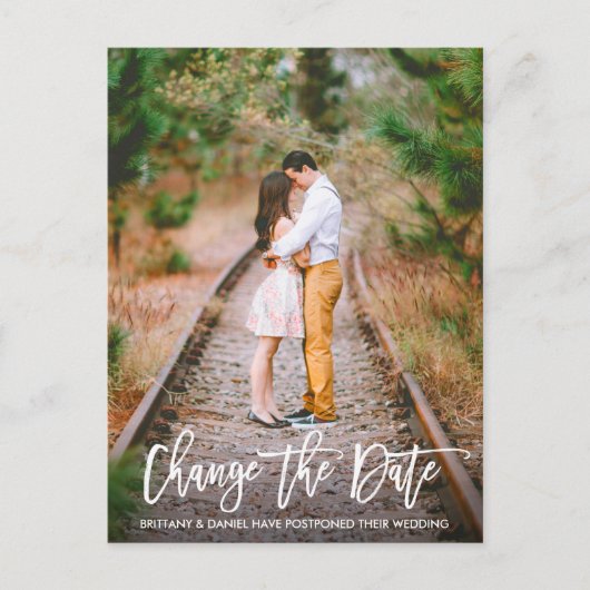 Carte Postale Modifier Le Script Date Photo Brush (Devant)