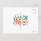Carte Postale Modifier les Ambulations (Dos)