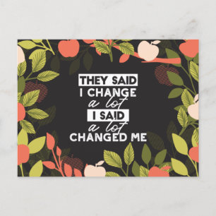 Carte Postale Modifier les devis avec Apple Tree Motif Alt Ver