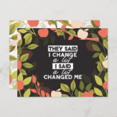 Carte Postale Modifier les devis avec Apple Tree Motif Alt Ver (Devant / Derrière)