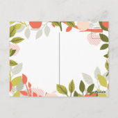 Carte Postale Modifier les devis avec Apple Tree Motif Alt Ver (Dos)