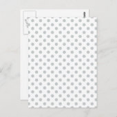 Carte Postale Modifier Pois gris N'importe quelle couleur Clique (Devant / Derrière)