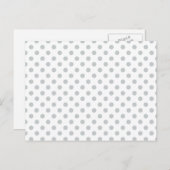 Carte Postale Modifier Pois gris N'importe quelle couleur Clique (Devant / Derrière)