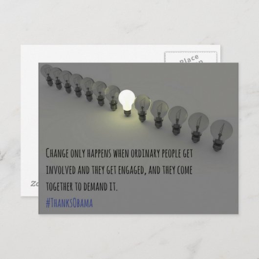 Carte Postale Modifier uniquement les événements (1) (Devant / Derrière)