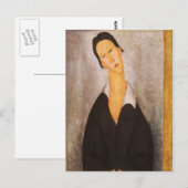Carte Postale Modigliani Amedeo Portrait (Devant / Derrière)
