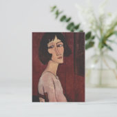 Carte Postale Modigliani Amedeo Portrait (Debout devant)