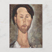 Carte Postale Modigliani Amedeo Portrait (Devant)