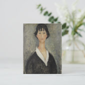 Carte Postale Modigliani Amedeo Portrait (Debout devant)