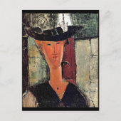 Carte Postale Modigliani - Madame Pompadour portrait (Devant)