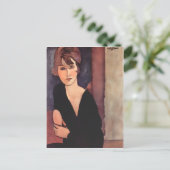 Carte Postale Modigliani Portrait de Madame Reynouard (Debout devant)