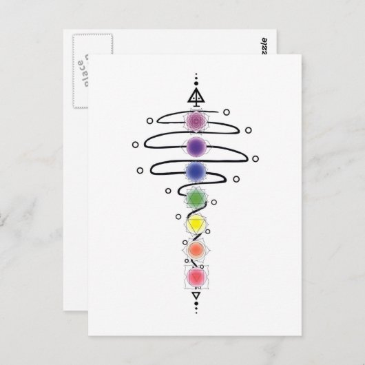 Carte Postale Modulateur Chakra (Devant / Derrière)