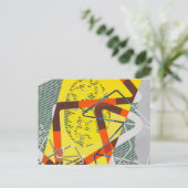 Carte Postale Modulateur d'espace par Laszlo Moholy-Nagy (Debout devant)