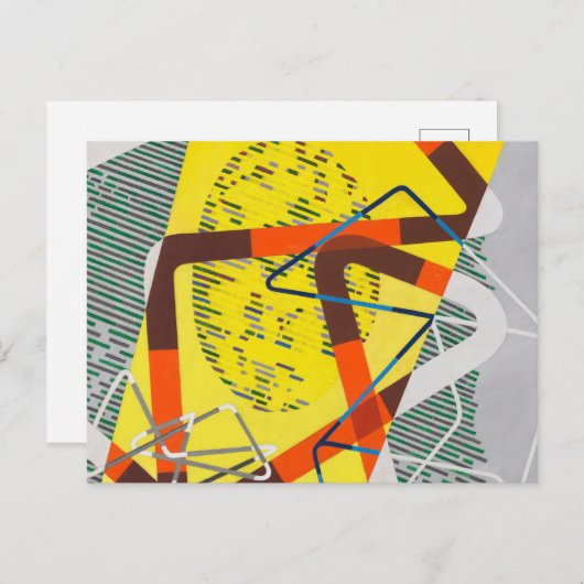 Carte Postale Modulateur d'espace par Laszlo Moholy-Nagy (Devant / Derrière)