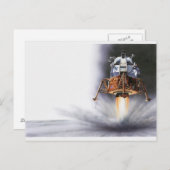 Carte Postale Module lunaire Apollo Eagle (Devant / Derrière)