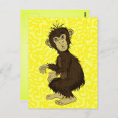 Carte Postale Moe Monkey (Devant / Derrière)
