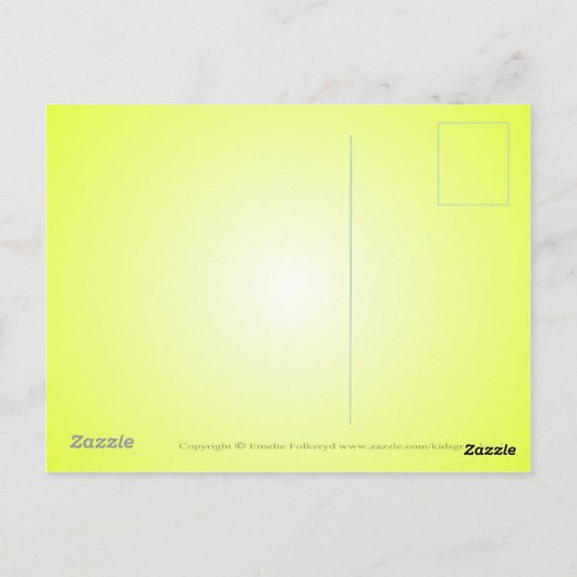 Carte Postale Moe Monkey (Dos)