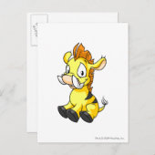 Carte Postale Moehog jaune (Devant / Derrière)