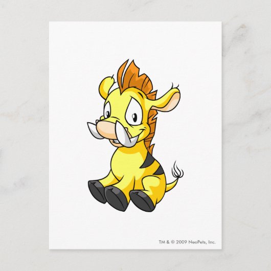 Carte Postale Moehog jaune (Devant)