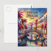 Carte Postale Mogán (Petite Venise) Espagne (Devant / Derrière)