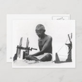 Carte Postale Mohandas Karamchand Gandhi (Devant / Derrière)