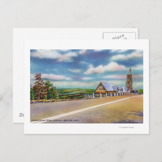 Carte Postale Mohican Trail approchant Point de Recherche Scène (Devant / Derrière)