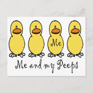 Carte Postale Moi et mes amis