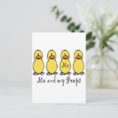 Carte Postale Moi et mes Peeps (Debout devant)