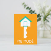 Carte Postale moi mude llave de casa (Debout devant)