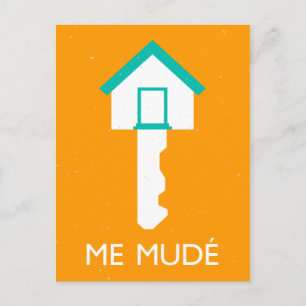 Carte Postale moi mude llave de casa