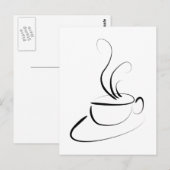 Carte Postale Moi Veut Café (Devant / Derrière)