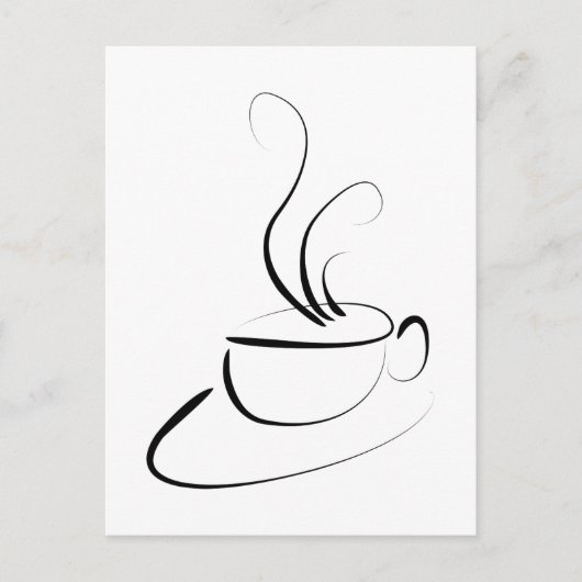 Carte Postale Moi Veut Café (Devant)