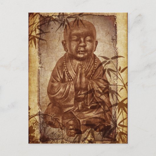 Carte Postale Moine bouddhiste (Devant)