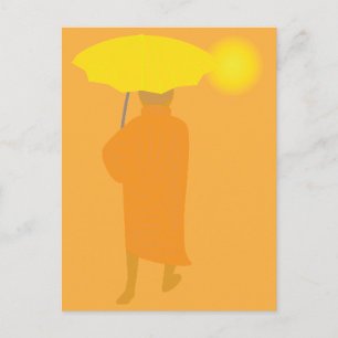 Carte Postale Moine bouddhiste