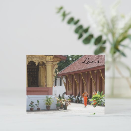 Carte Postale moines wat (Debout devant)